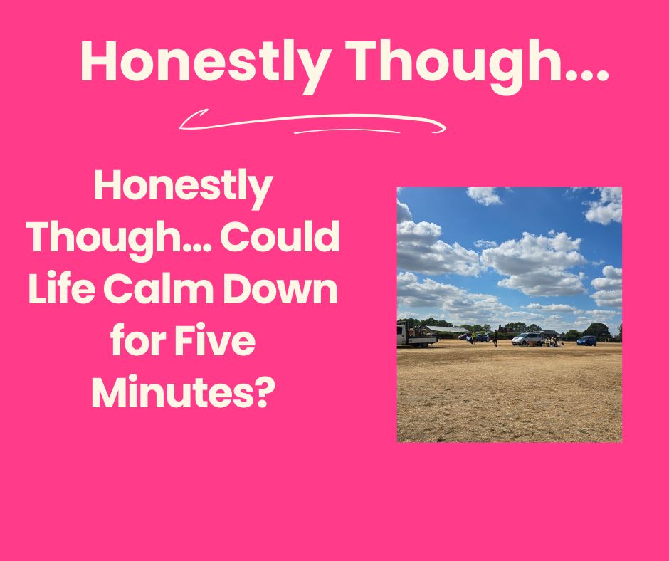 Honestly Though… Could Life Calm Down for Five Minutes? 